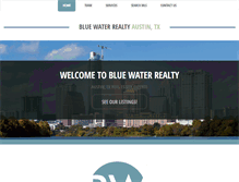 Tablet Screenshot of bluewateraustin.com